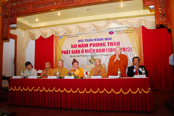HỘI THẢO: 50 NĂM PHONG TRÀO PHẬT GIÁO Ở MIỀN NAM (1963-2013)