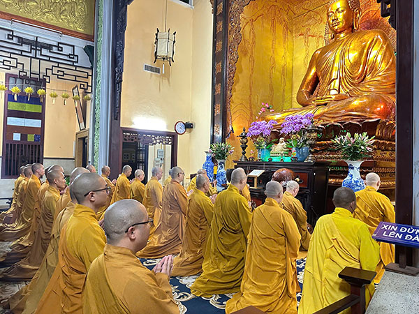 LỄ ĐỐI THÚ AN CƯ CỦA TRƯỜNG HẠ CHÙA PHẬT HỌC XÁ LỢI