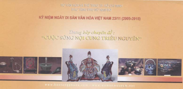 Nói chuyện chuyên đề và khai mạc trưng bày “CUỘC SỐNG NỘI CUNG TRIỀU NGUYỄN”