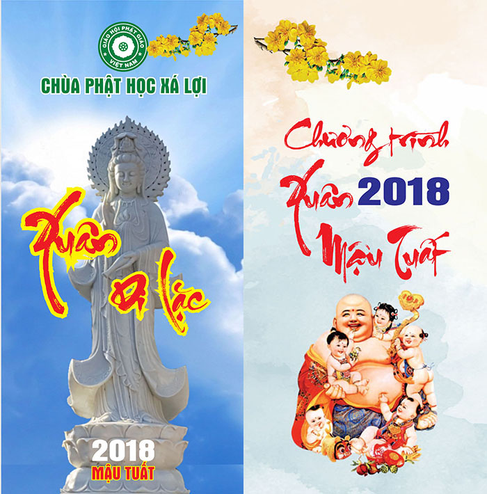 CHƯƠNG TRÌNH TẾT  MẬU TUẤT 2018 TẠI CHÙA PHẬT HỌC XÁ LỢI