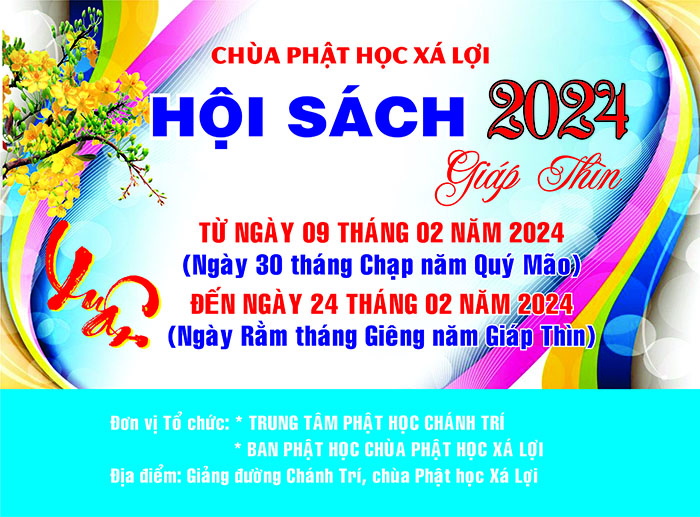 HỘI SÁCH GIÁP THÌN 2024 TẠI CHÙA PHẬT HỌC XÁ LỢI