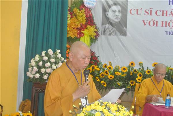 QUAN ĐIỂM CỦA CỤ CHÁNH TRÍ VỀ PHẬT HỌC HỘI  VÀ GIÁO HỘI, KINH NGHIỆM CHO NGÀY NAY